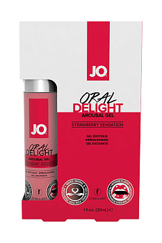 Стимулирующий гель оральный с десенсибилизацией Oral Delight Strawberry Sensation 30 мл