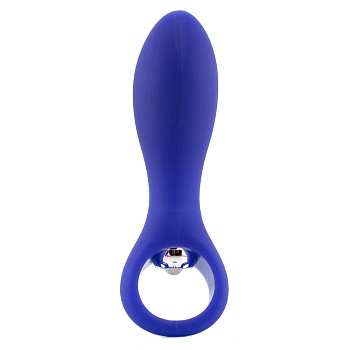 Анальный стимулятор Posh Silicone “O” Probes с вибрацией фиолетовый