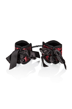 Наручники из полиэстера Scandal Corset Cuffs на завязках