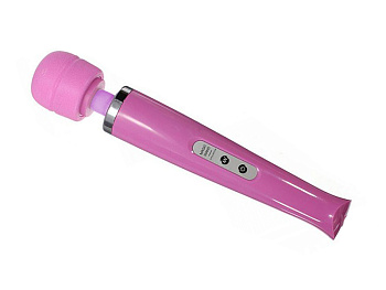 Массажер Magic Wand Hitachi 10 режимов, беспроводной розовый