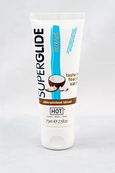 Смазка съедобная на водной основе Superglide со вкусом кокоса 75мл 44116