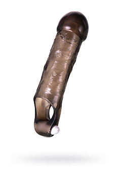 Насадка Toyfa XLover, черная прозрачная 15,5