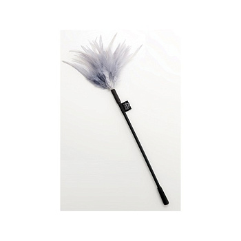 Стек с перьями на конце Feather Tickler серебристый